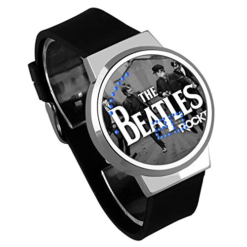 Montre The Beatles noir quartz LED homme variant 1 