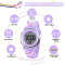 Montre Licorne violet clair numérique LED fille/garçon - miniature variant 3